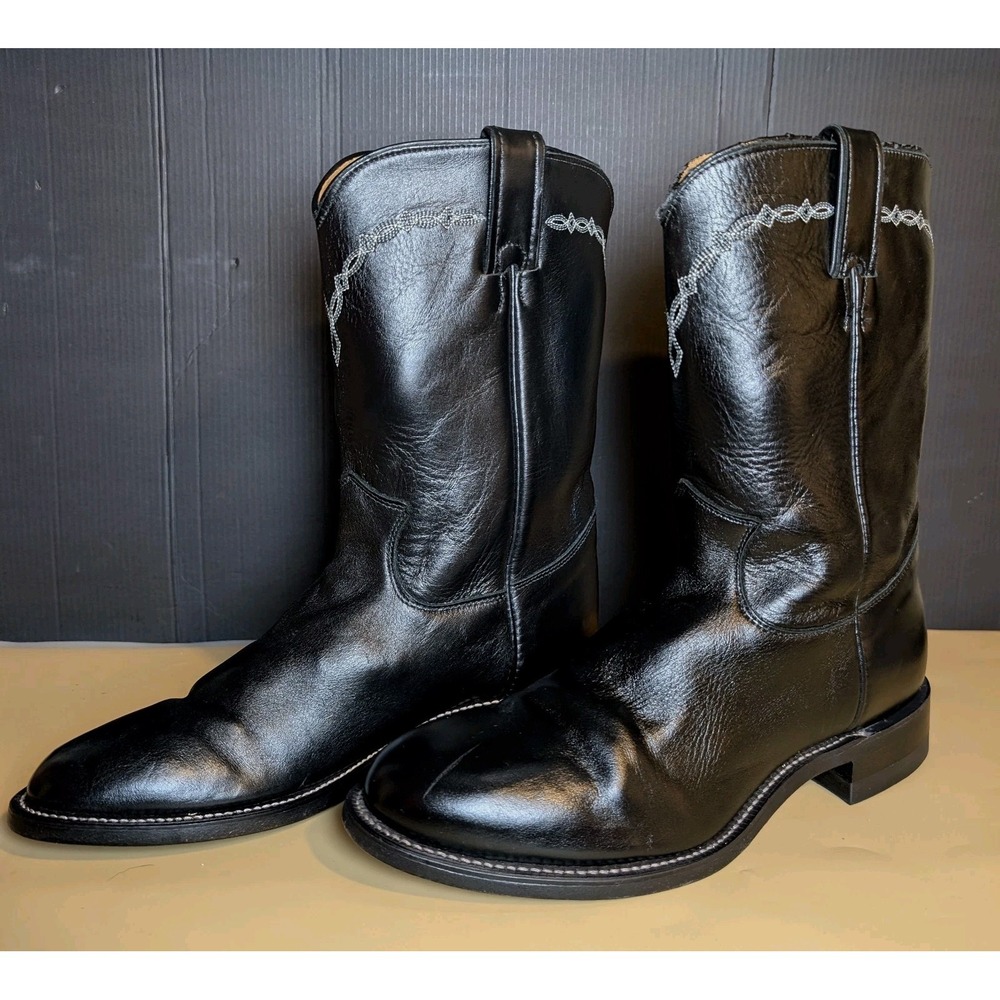 Justin Mens Boots Jackson 3233 Full Welt Single Stitch Leather Size 8
